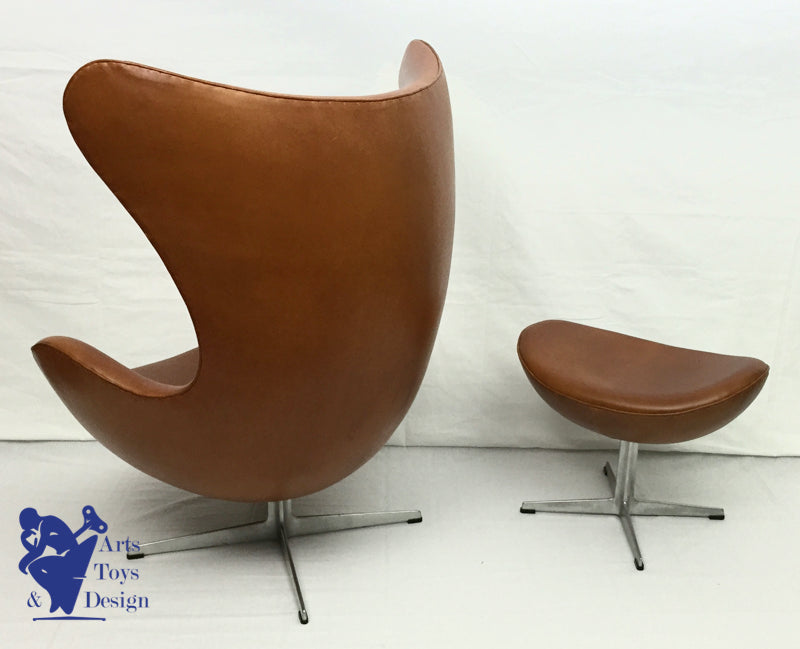 Arne Jacobsen Egg Chair and Ottoman 1st Serie 1958 Scandinavian design