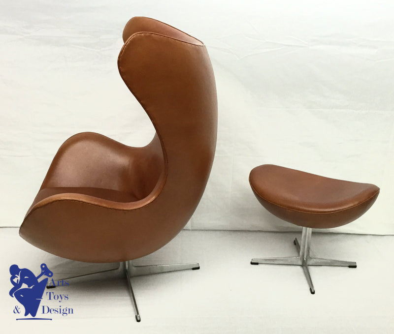 Arne Jacobsen Egg Chair and Ottoman 1st Serie 1958 Scandinavian design