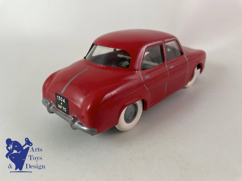 Antique toy CIJ 5/59 Renault Dauphine tin clockwork red circa 1960