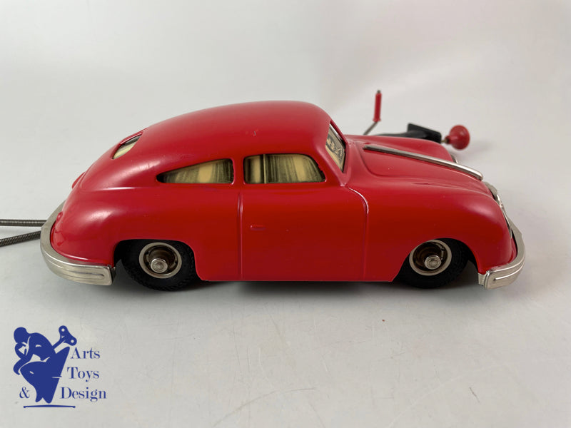 Antique toys Gescha 559 Porsche 356 Auto Fox circa 1950 L 21cm