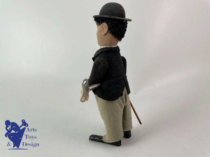 Antique toys Schuco 1454 Charlie Chaplin Charlot circa 1920 h 17cm