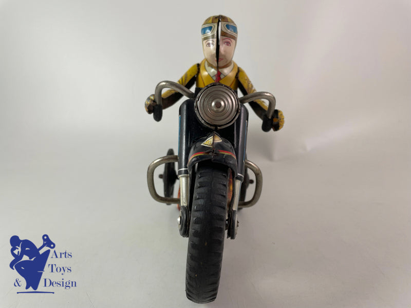 Antique toys I.Y. Metal Toys Large Motorcycle Condor Friction c.1957 L 30cm