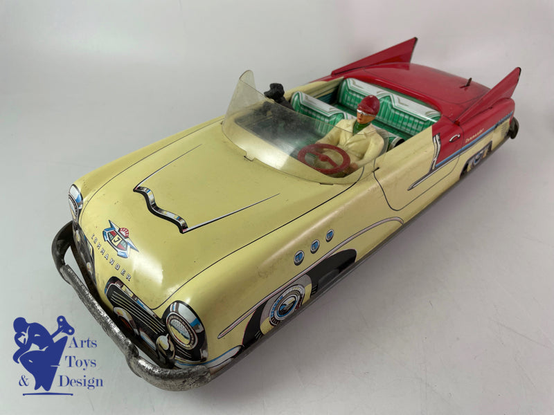 Antique toys Joustra 2023 luxury giant convertible car circa 1957 l 43cm