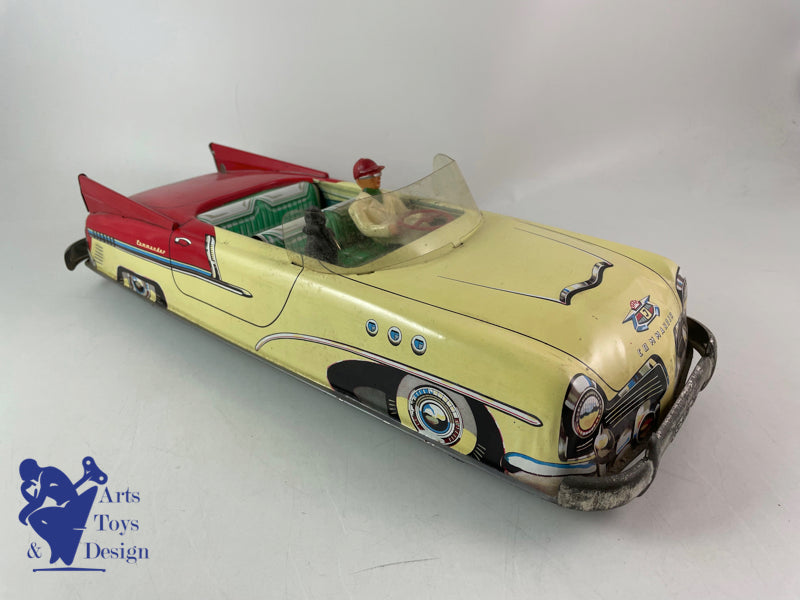 Antique toys Joustra 2023 luxury giant convertible car circa 1957 l 43cm