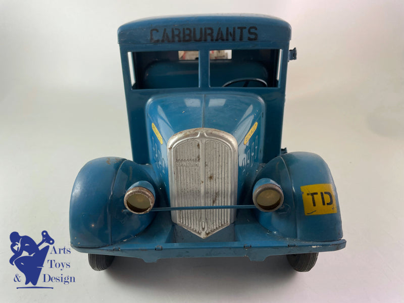 Antique toys CIJ 6/15 Renault 5T fuel tin truck clockwork circa 1950