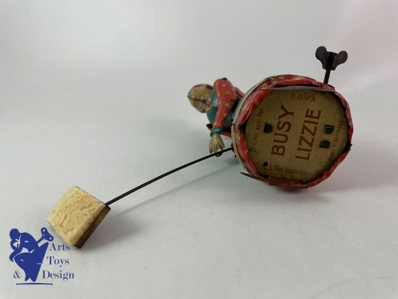Antique toys Gunthermann Busy Lizzie clockwork circa 1930 h 17cm