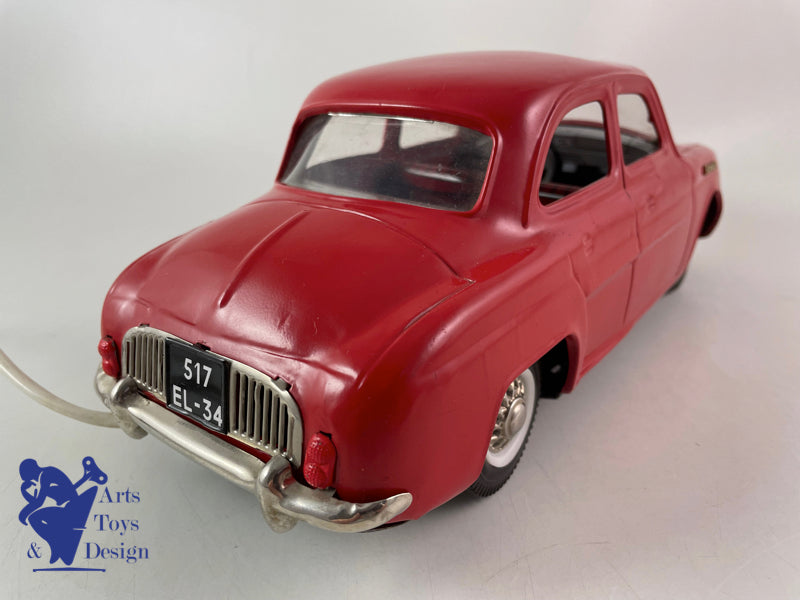 Antique toys Joustra Ref 2811 Renault Dauphine red 30cm 1961