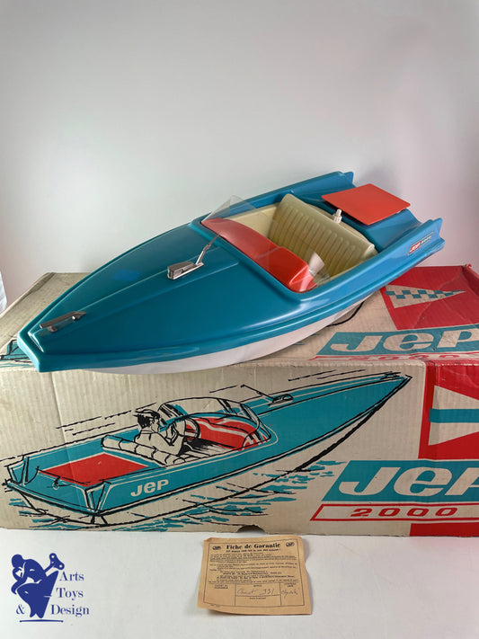 Antique toys JEP 931 Large Electric racing boat 60cm circa 1960