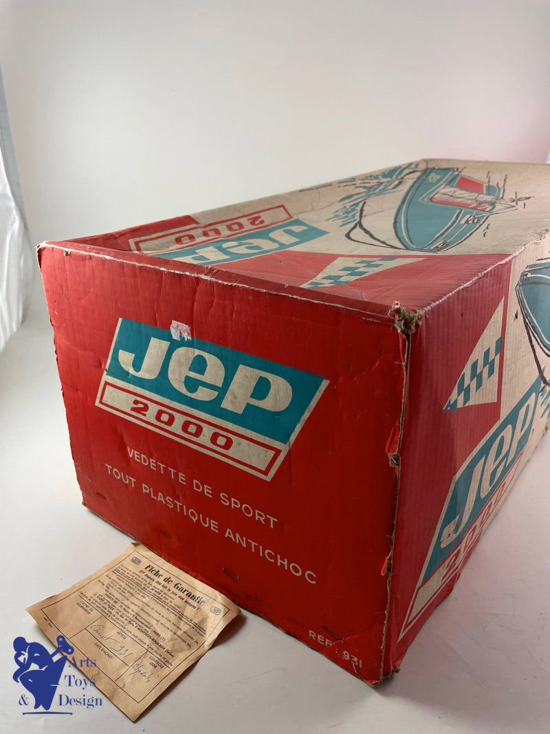 Antique toys JEP 931 Large Electric racing boat 60cm circa 1960