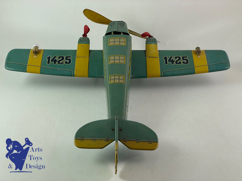 TIPPCO TCO 1425 clockwork airplane tri motor circa 1937 W 52cm