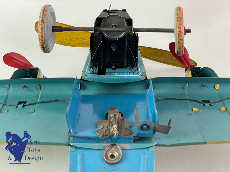 TIPPCO TCO 1425 clockwork airplane tri motor circa 1937 W 52cm