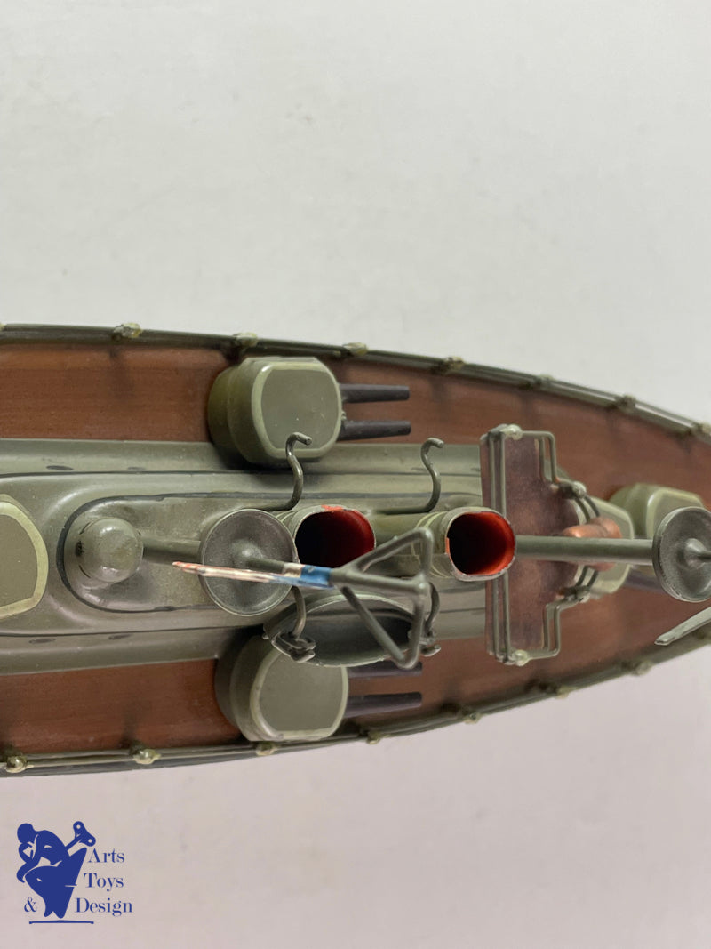 Marklin 5129 Clockwork warship Boat C.1930 Ex Forbes Collection