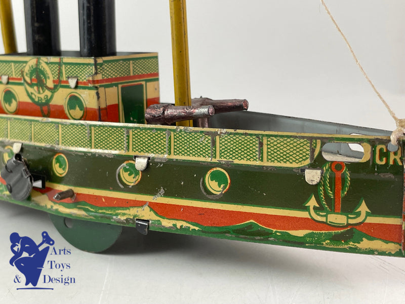 CR 9 CHARLES ROSSIGNOL BATEAU TORPILLEUR MECANIQUE 1920