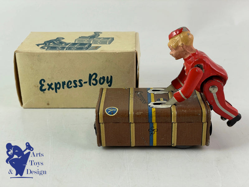 GESCHA EXPRESS BOY PORTEUR MECANIQUE GARE AEROPORT HOTEL 1950