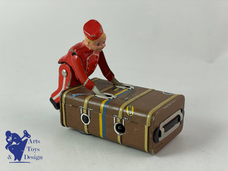 GESCHA EXPRESS BOY PORTEUR MECANIQUE GARE AEROPORT HOTEL 1950