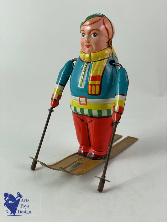 B&S BLOMER AND SCHULER FEMME A SKI MECANIQUE 1950