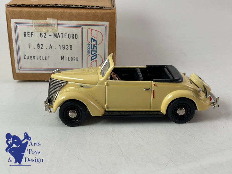 1/43 ESDO REF 62 MATFORD F92A CABRIOLET MILORD 1939