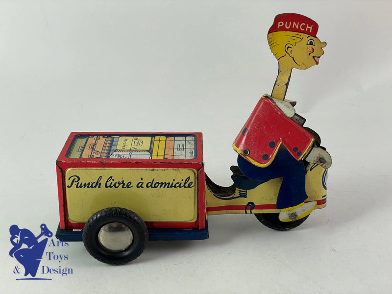 Jouet Mont Blanc Punch Delivery scooter circa 1960