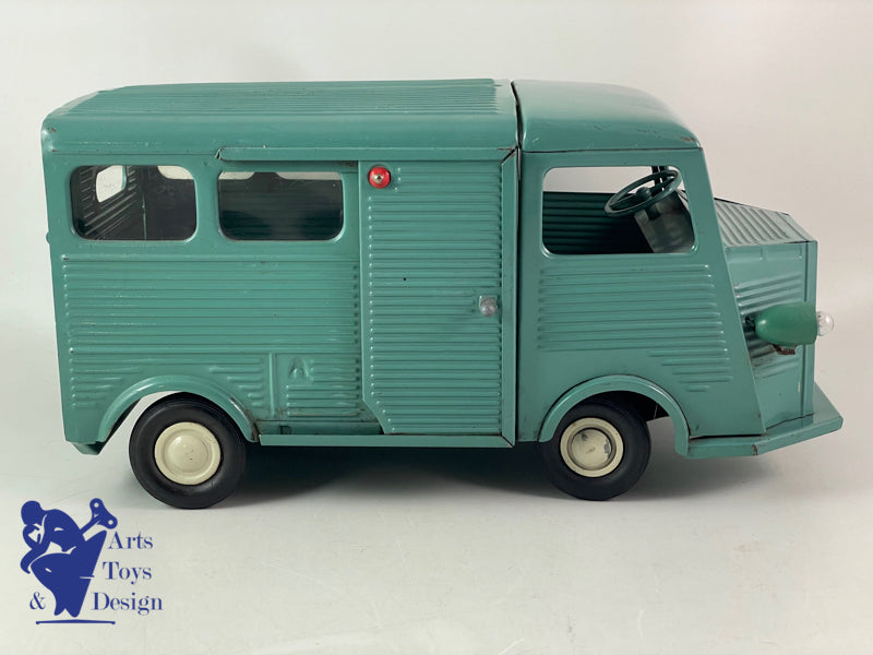 JRD 296 Citroen H1200 Tube Clockwork green windows circa 1960 34cm