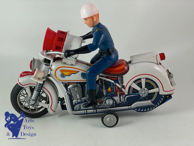 MODERN TOYS TM MASUDAYA JAPON MOTO POLICE SIRENE