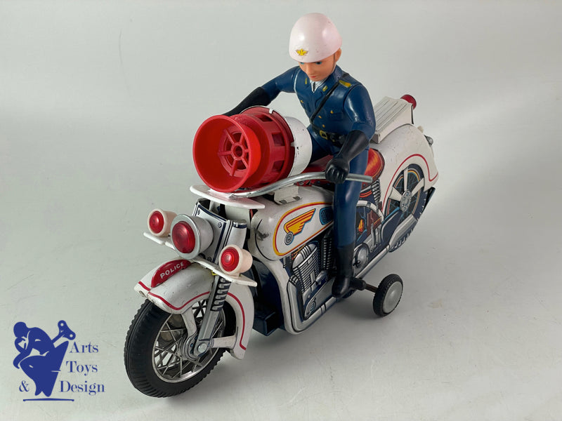 MODERN TOYS TM MASUDAYA JAPON MOTO POLICE SIRENE