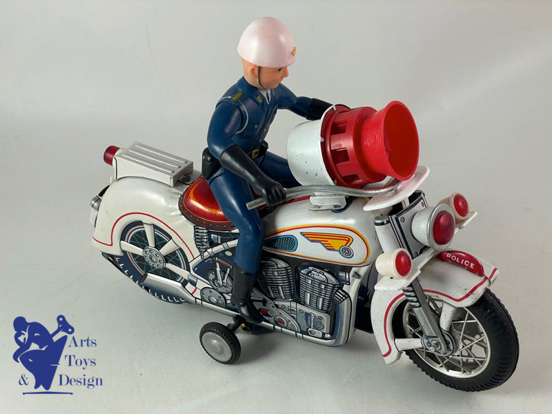 MODERN TOYS TM MASUDAYA JAPON MOTO POLICE SIRENE