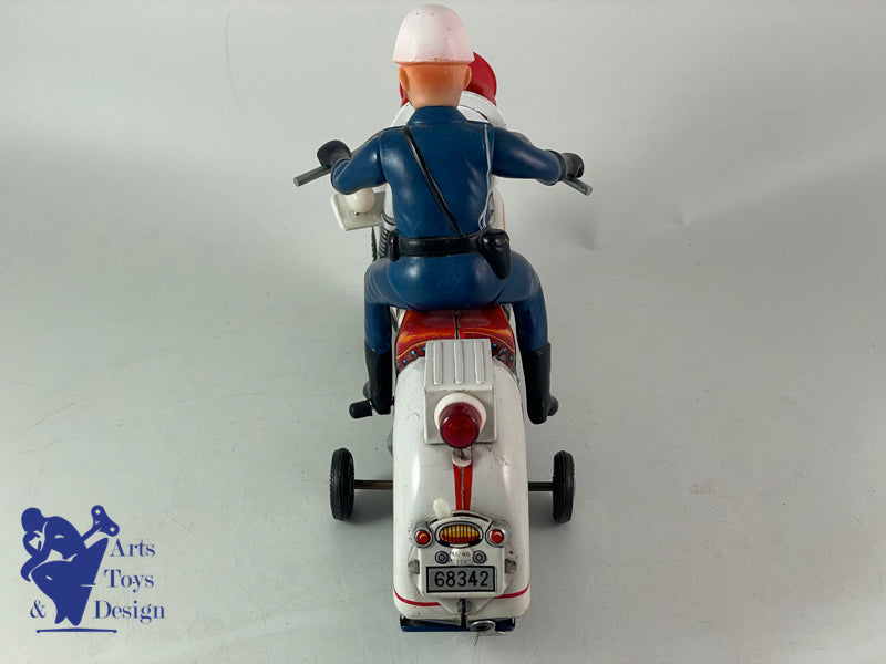 Modern Toys TM Masudaya Japan Motorcycle Police Siren 29cm 1960