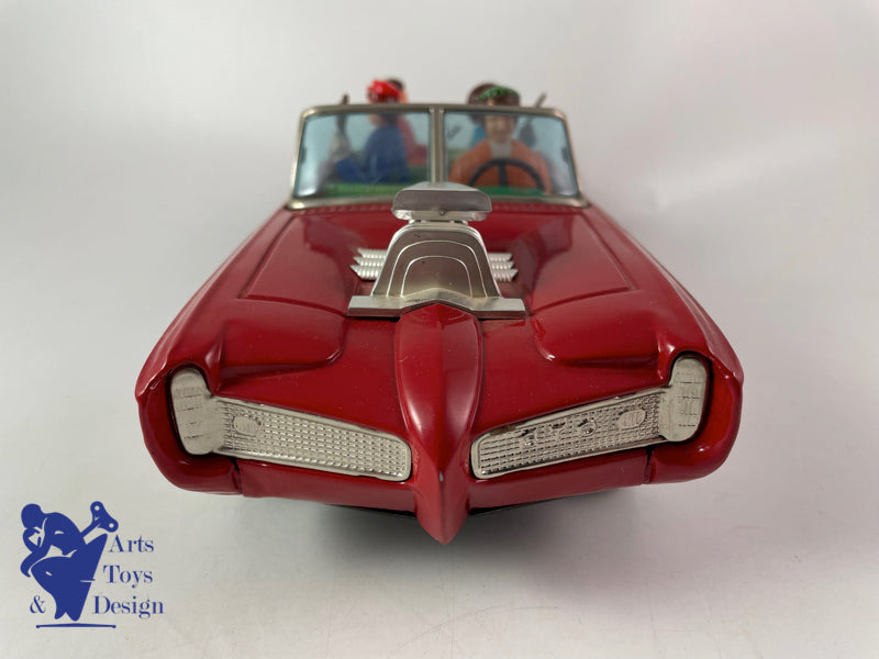 Antique toys ASC Aoshin Monkee Mobile Monkees Pontiac GTO Circa 1967 L 31cm