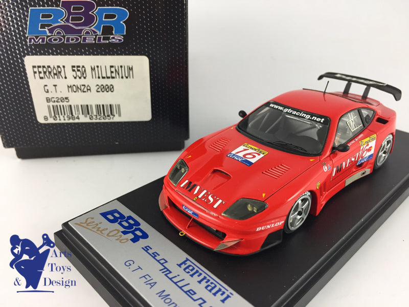 1/43 BBR BG205 Ferrari 550 Millennium GT Monza 2000 Factory Built Limited Edition